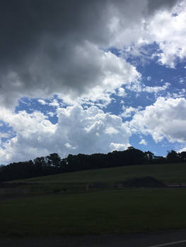 Storm clouds, love summer