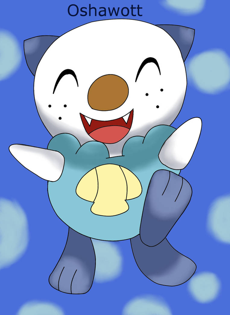 Joyful Oshawott by YoshiGamerGirl