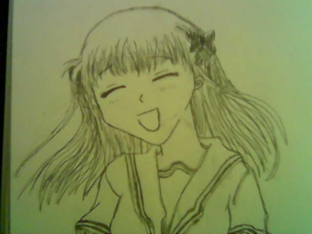 Tohru Honda smiling by YoshiGamerGirl