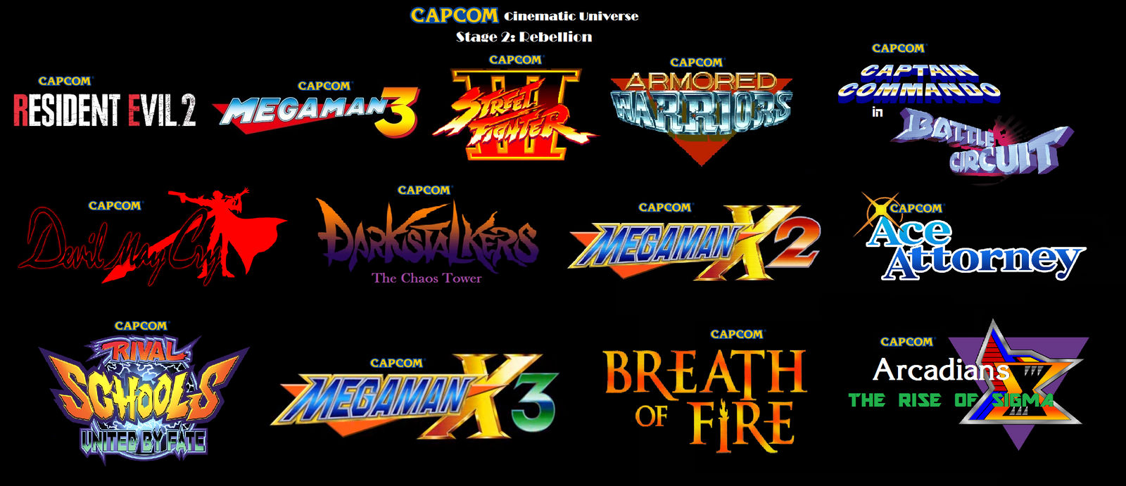 Capcom Timeline Capcom Cinematic Universe - Phase 2 by Thunder-the-Coyote on DeviantArt