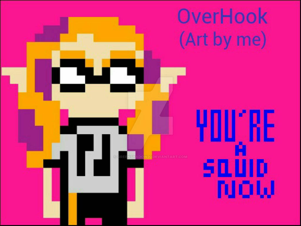 Female Inkling 8 bit by greenshadow20 on DeviantArt