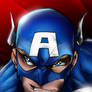 Captain America colored