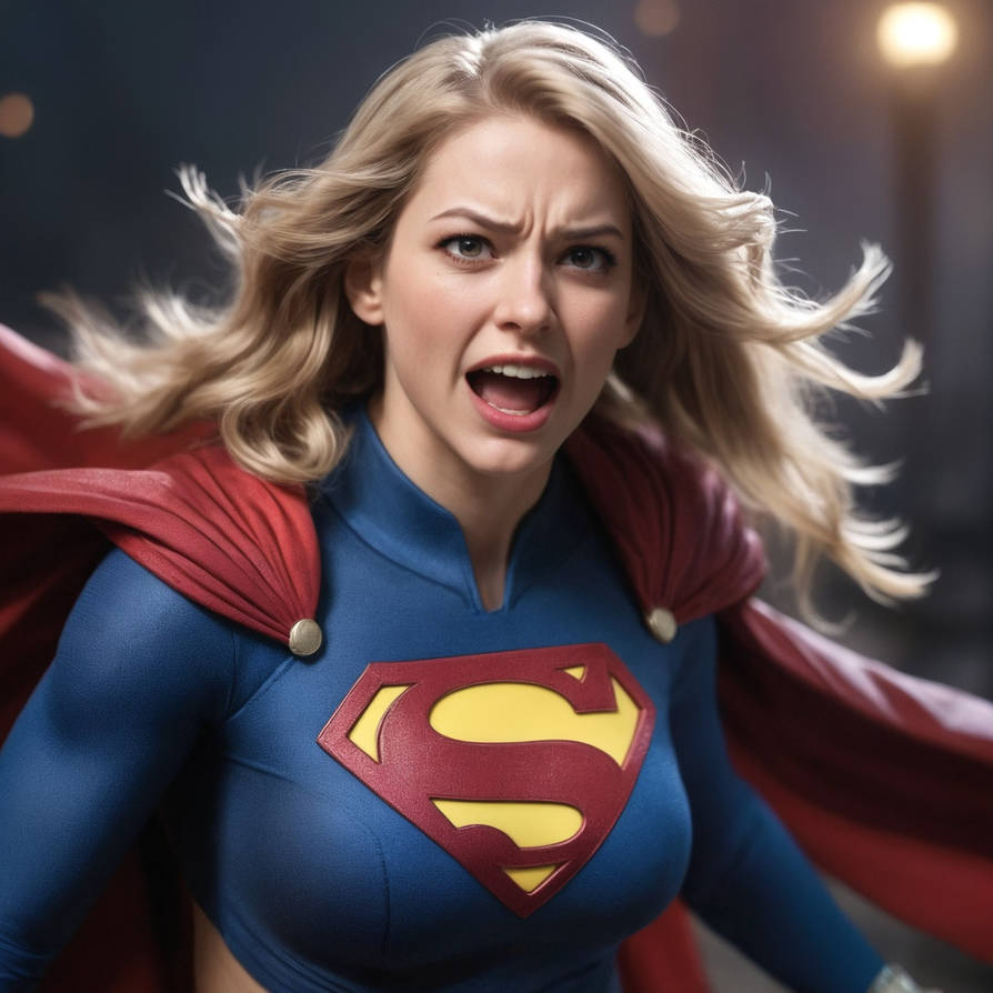 Supergirl is getting angry #01 by comingfromouterspace on DeviantArt
