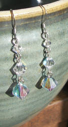 Clear Swarovski Crystal Dangle