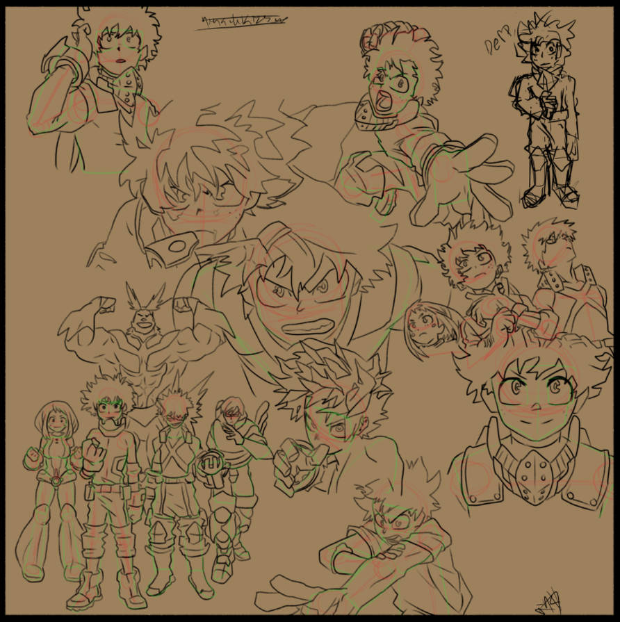 MHA style deconstruction study a /1.15.2023/ by BlooError404 on DeviantArt