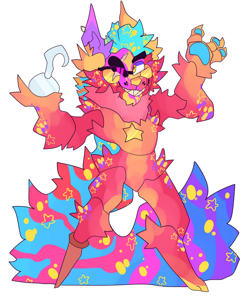 Rockstar foxy redesign by CEILING-STARS on DeviantArt
