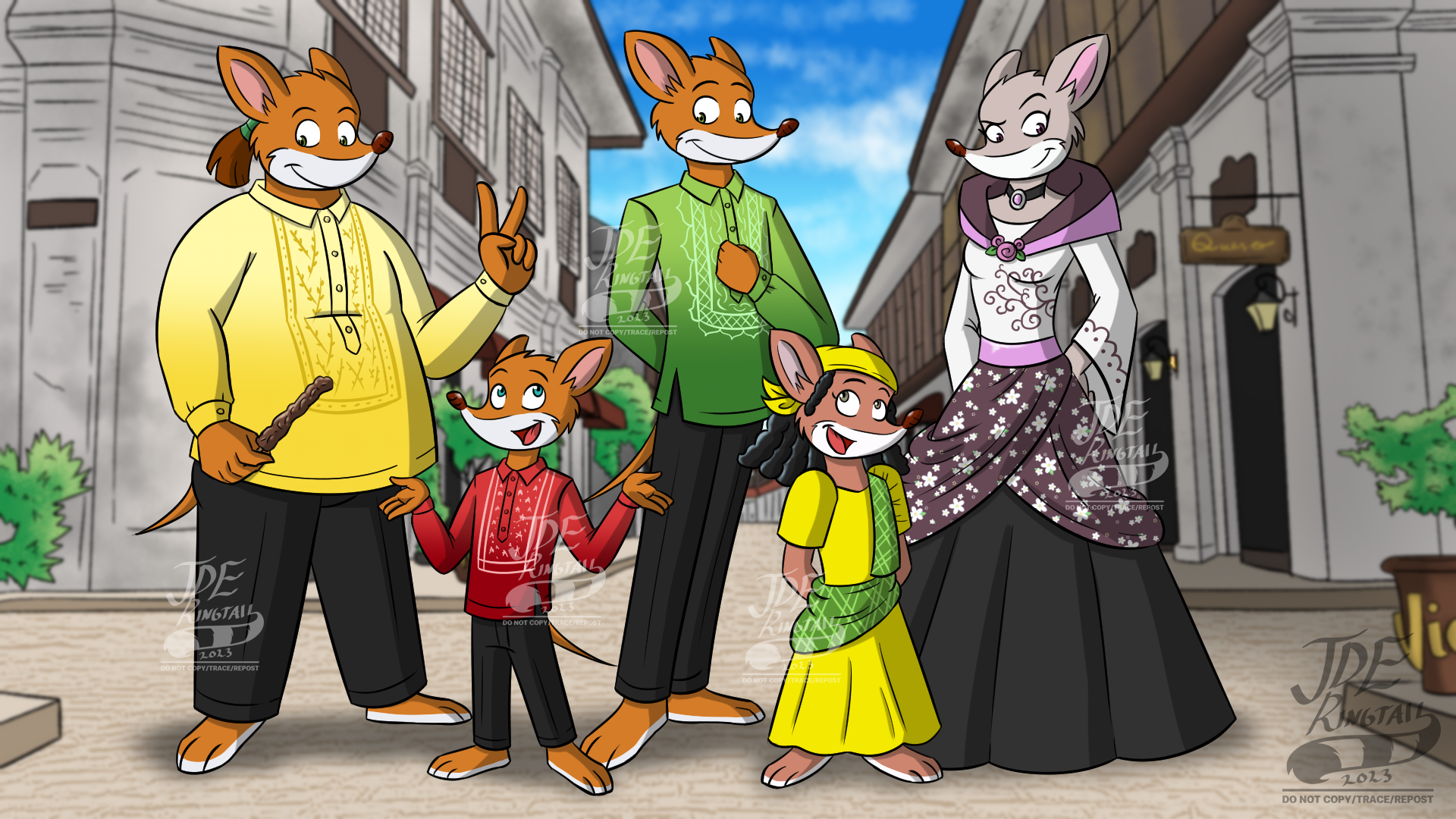 Geronimo Style Geronimo and Family - Filipino Style by JDE-Ringtail on DeviantArt