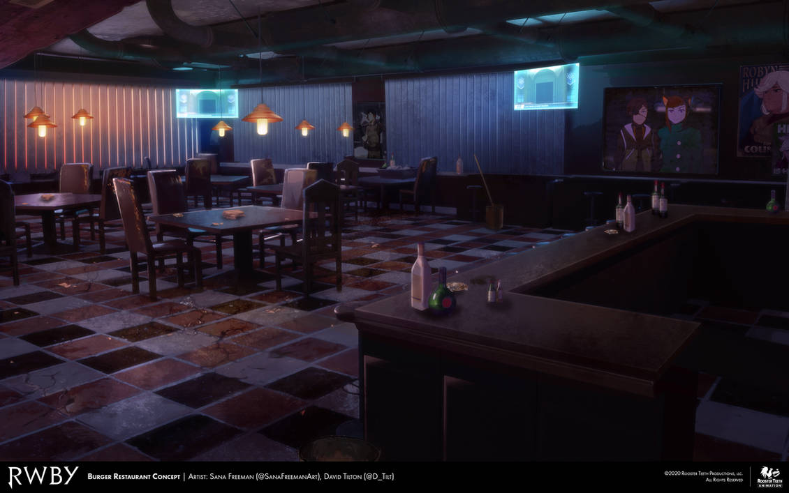 Bar Rwby RWBY 8: Burger Restuarant Interior 2 by fang on DeviantArt