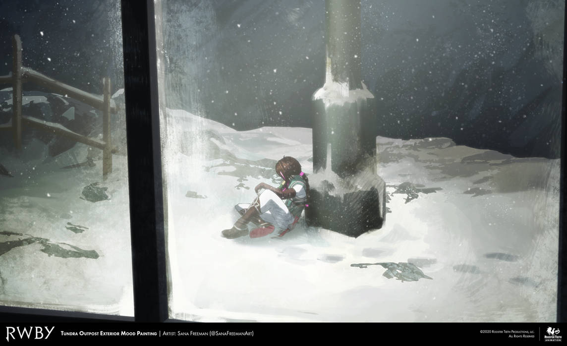 RWBY 8 Tundra Outpost Mood Painting by fang on DeviantArt