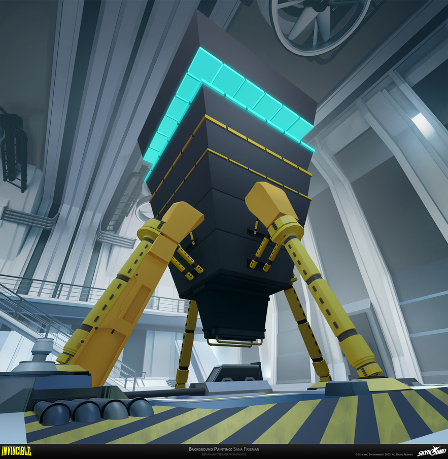 Tech Machine Invincible Invincible S3E1: GDA Training Lab 1 by fang on DeviantArt