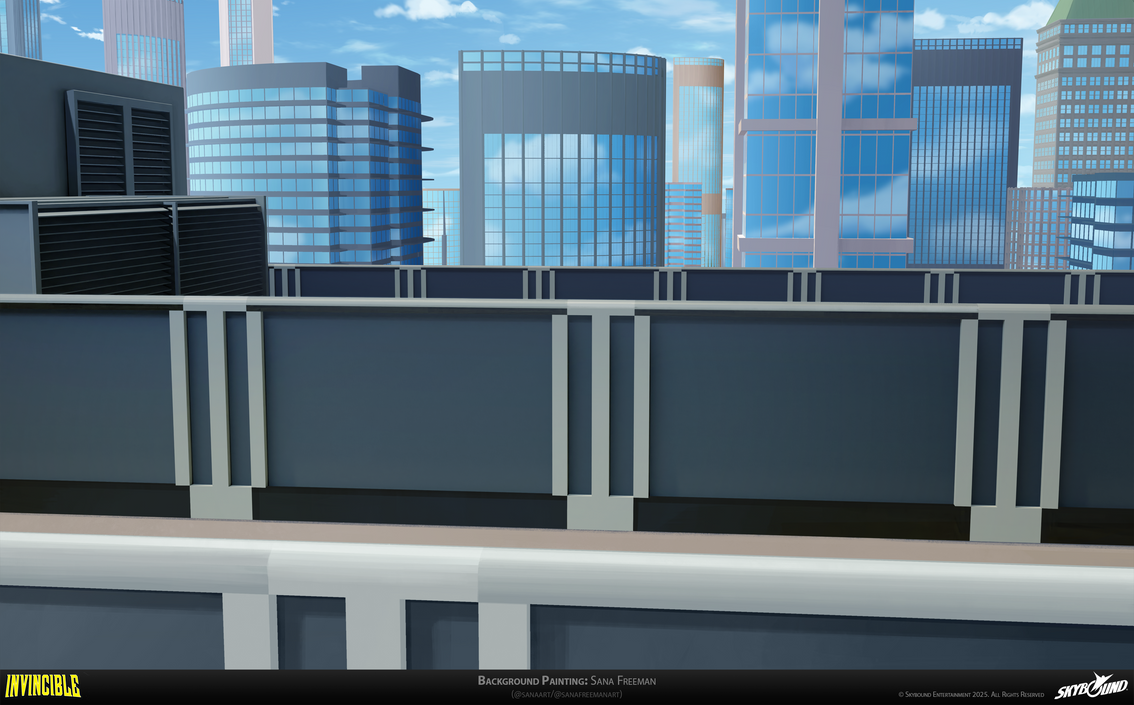 Invincible Roofing Invincible S3E3: Titan's HQ Roof 2 by fang on DeviantArt