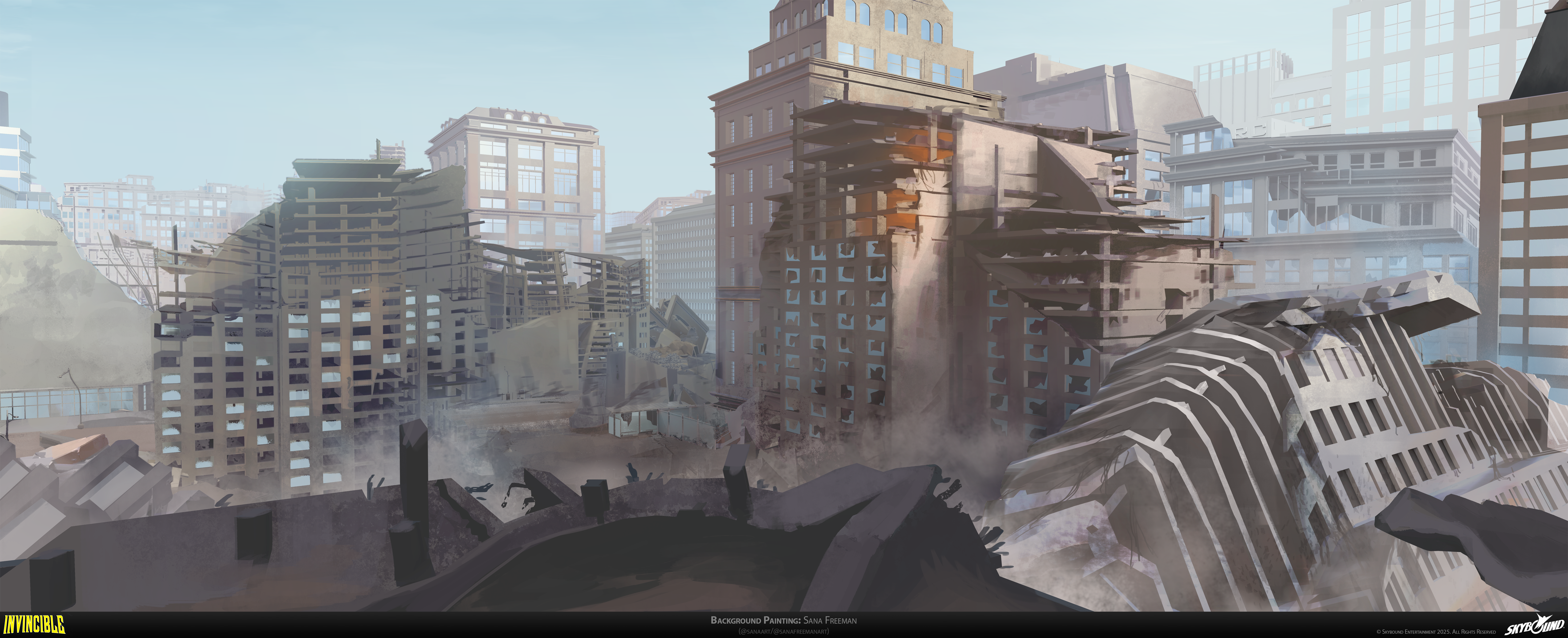 Invincible Art Complex Invincible S3E8: Destroyed City 1 by fang on DeviantArt