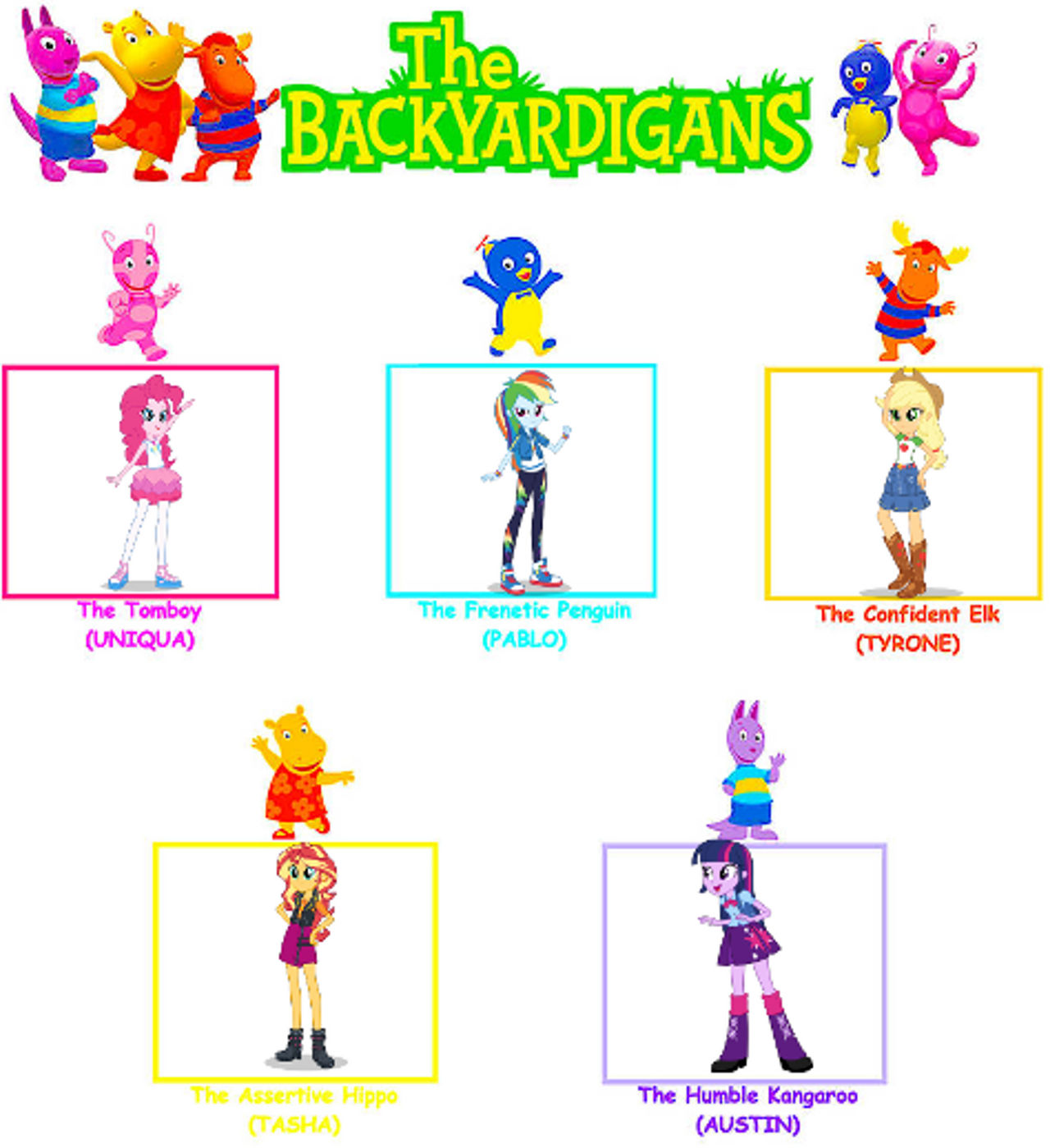 The Backyardigans Cast Equestria Girls by Eliascarsjohnson1 on DeviantArt