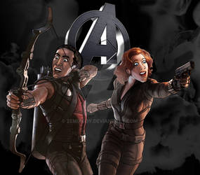 You don't say? Hawkeye and Black Widow