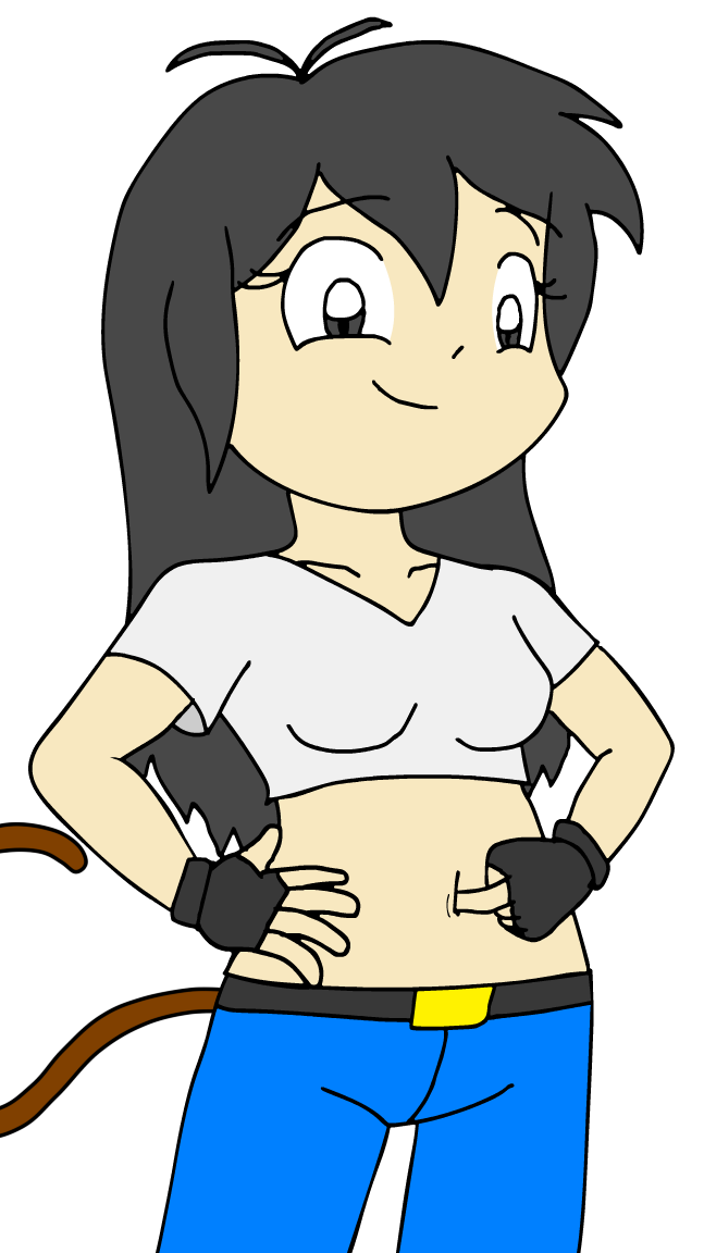Outie Belly Button Anime Girl - anime girl
