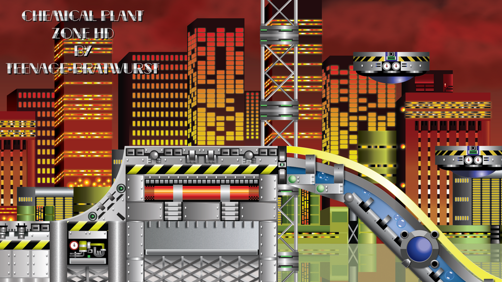 Plant zone. Chemical Plant Zone. Химзавод Соник 2. Chemical Plant Zone Sprites. Sonic Chemical Plant Zone.