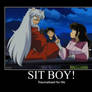 Sit boy!