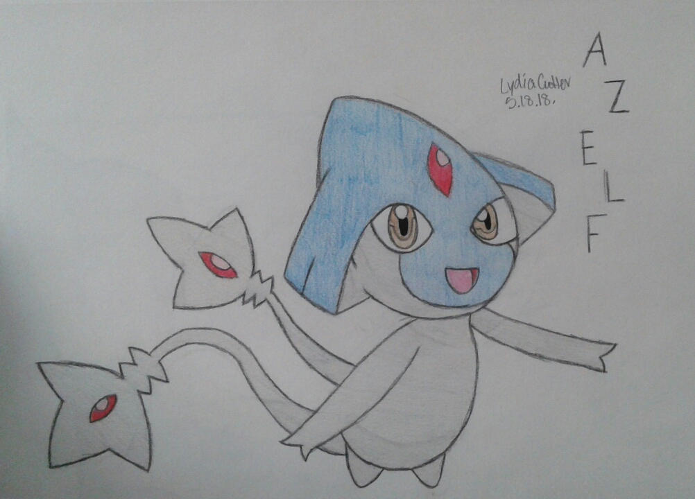 Azelf by MissingNo888 on DeviantArt