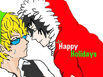 Happy holidays from Shizuo and Izaya by LC301820