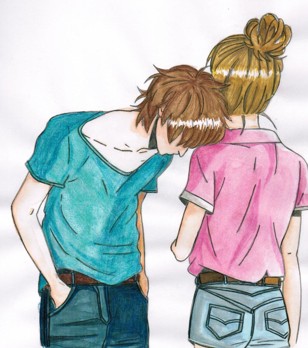 Cute Anime Couple ~ in color by OliveVanilla on DeviantArt Cute Anime Couple ~ in color by OliveVanilla on DeviantArt