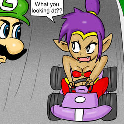 Shantae in Mario Kart