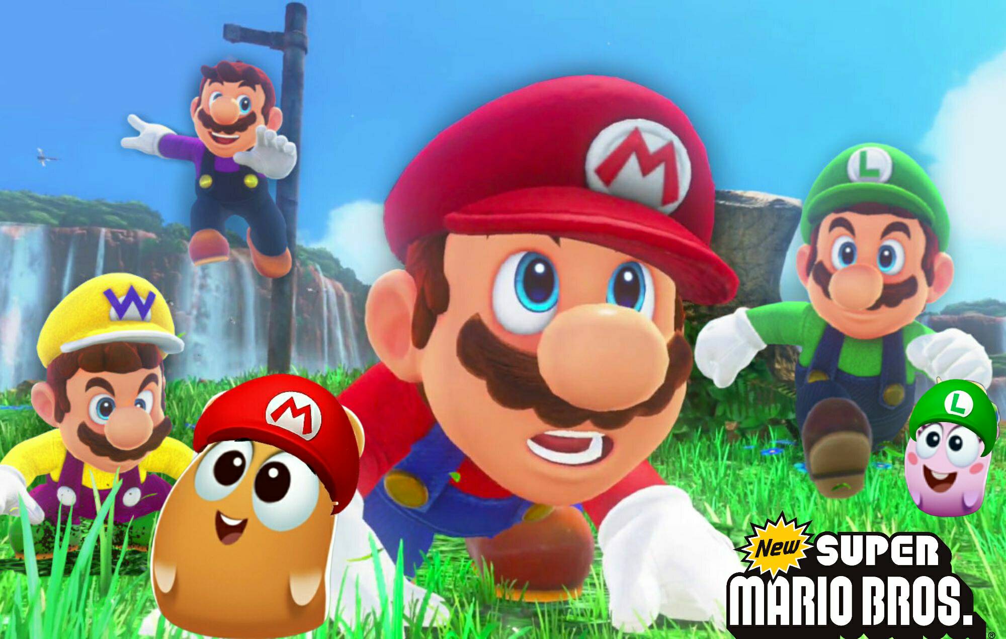 New Super Mario Bros.2  Super Mario Amino Pt/Br Amino