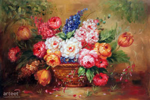 Basket of Flowers - Arteet
