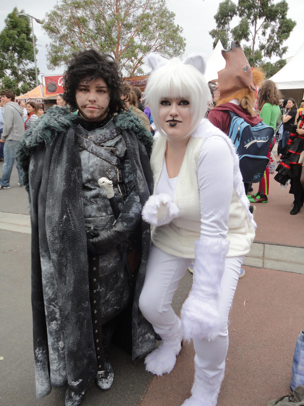 Ghost and Jon Snow Cosplay