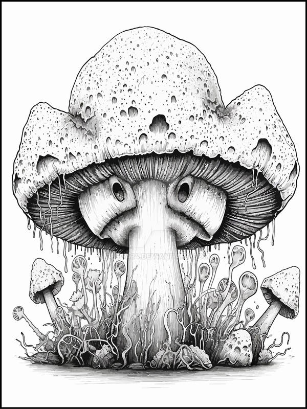 Adorable Creepy Mushrooms 5 by dfsga34 on DeviantArt