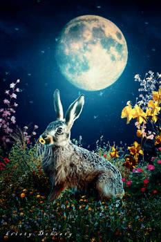 The hare and the moon