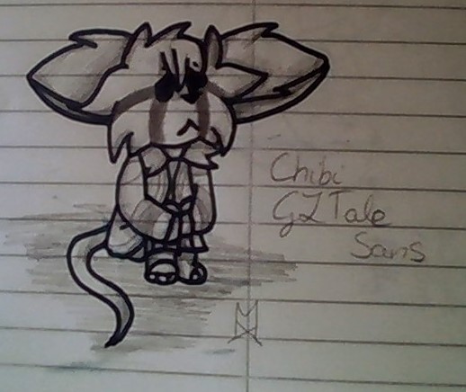 [SchoolDraw] Chibi GZTale Sans - Mouse version