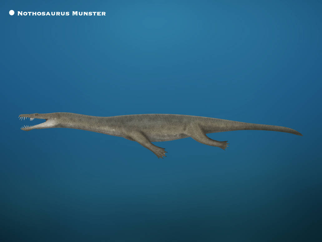 Nothosaurus Munster @Paleohistoric Instagram by PaleoHistoric on DeviantArt