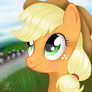 Applejack's portrait.