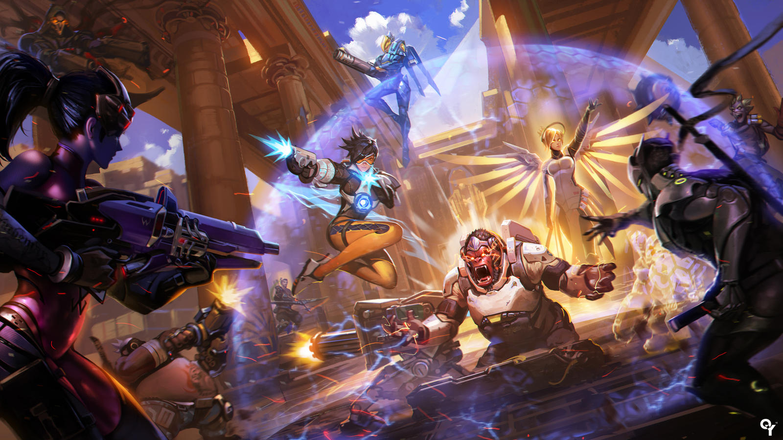 The battle of Anubis by Liang-Xing