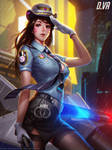 Officer D.va by Liang-Xing Officer D.va by Liang-Xing