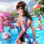 D.va swimsuit