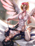 Mercy X Hanzo Yuri by Liang-Xing Mercy X Hanzo Yuri by Liang-Xing
