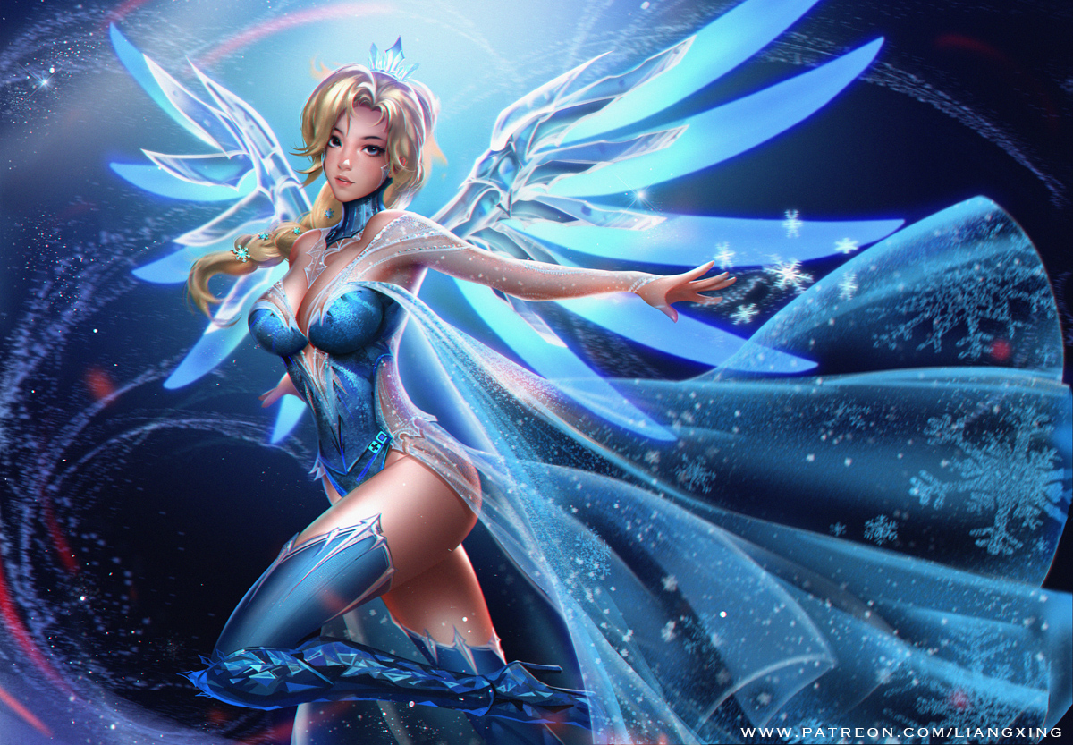 Snow Queen Mercy by Liang-Xing