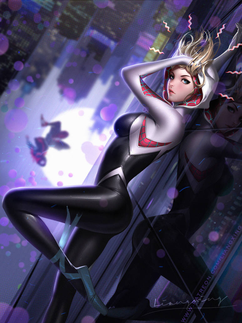 Spider Gwen By Liang Xing On Deviantart