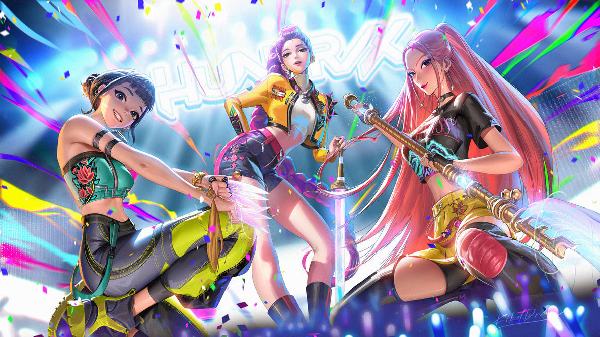 K Pop Demon Hunters By Kikoldraws On DeviantArt k-pop-demon-hunters-by-kikoldraws-on-deviantart