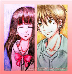 ShoutaXSawako coloring pencil