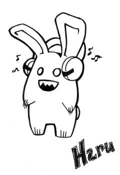 Haru, my weird bunny