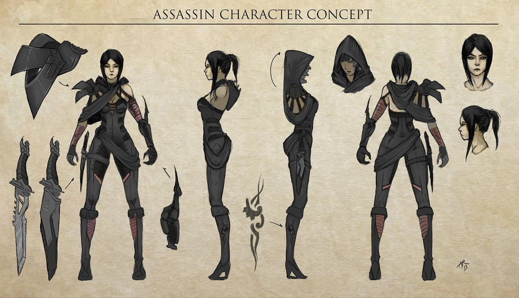 Assassin concept by VezoniaArtz on DeviantArt
