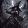 Witch Under Cresent Moon