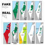 Fake vs the real map