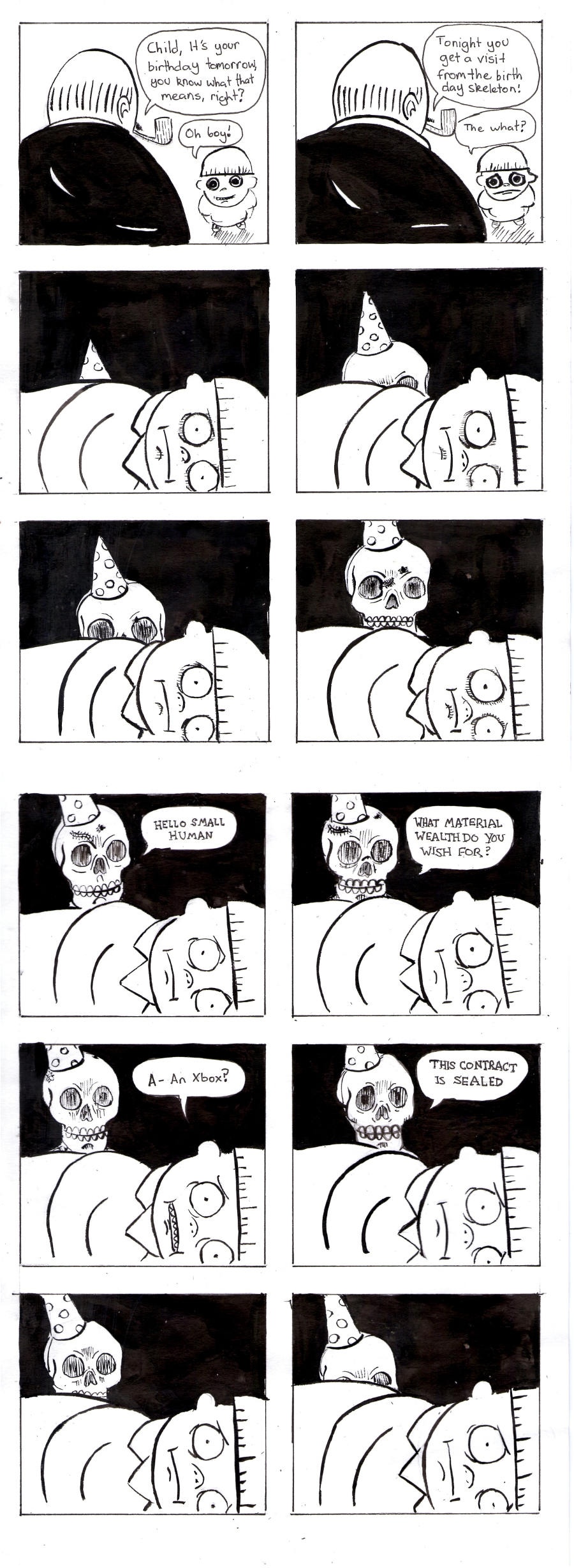 Birthday Skeleton