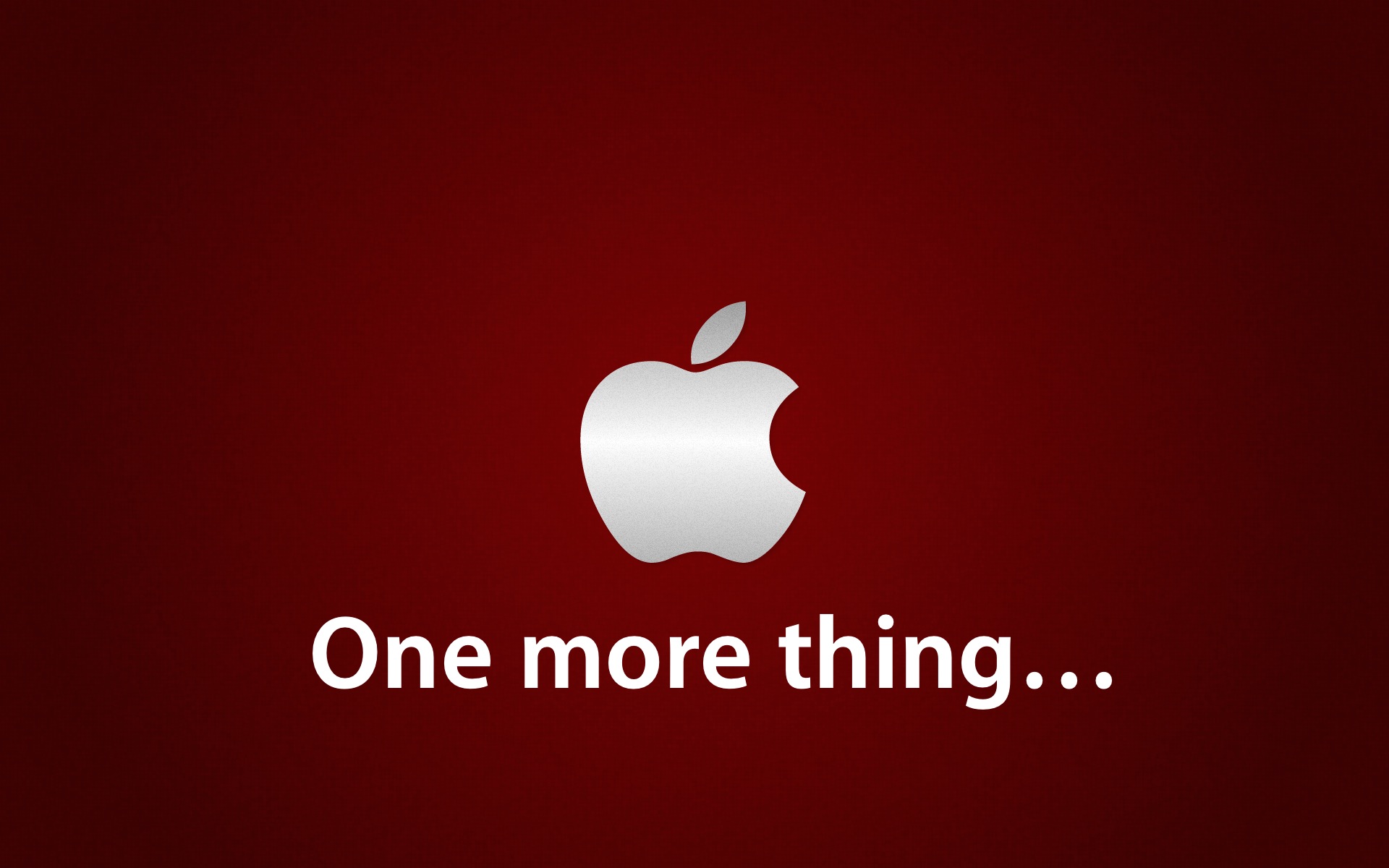 Apple Wall 'One more thing...'