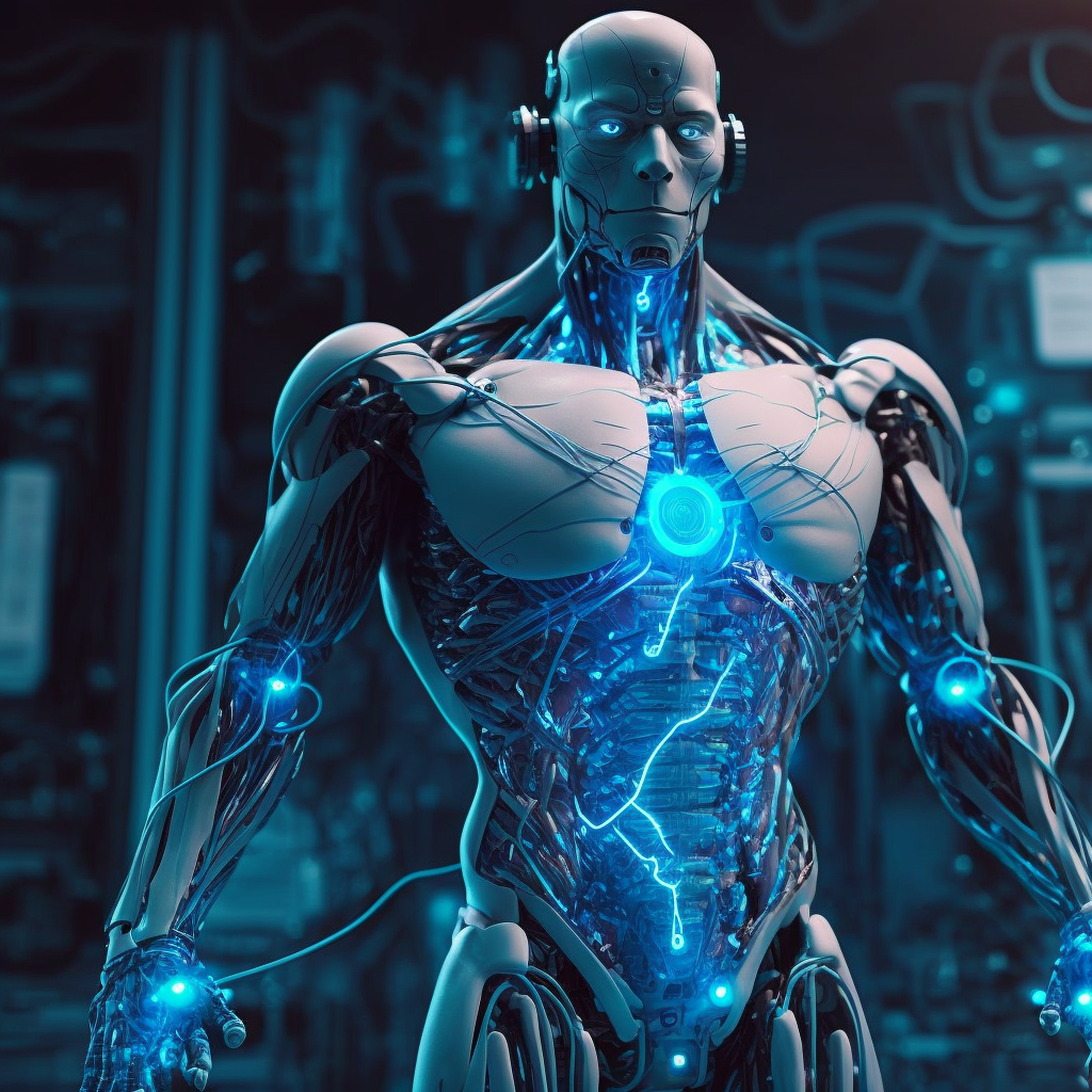 Cyborg body - CYBORG DOMINANCE on AI GENERATED 21 by PaintThatCanva on ...