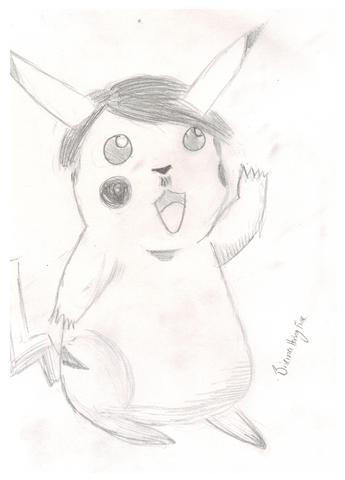Hitler Pikachu by TheFunOfCUtting on DeviantArt