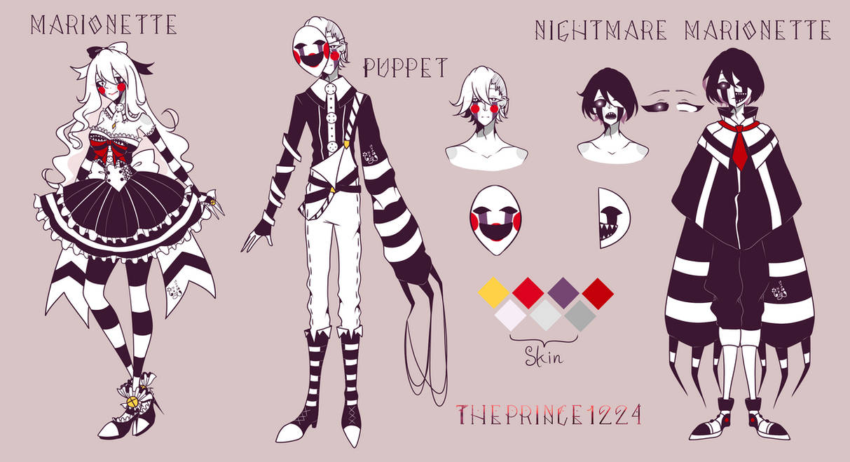 Puppet - Five nights at Freddy's by JunLilith on DeviantArt in 2023